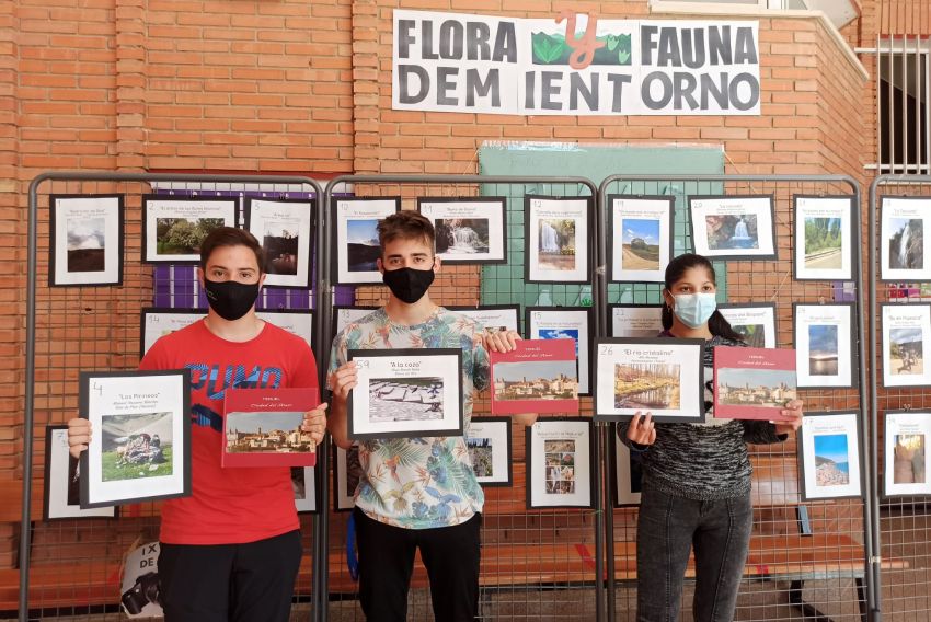 Los alumnos de la Escuela Hogar de Teruel plasman en fotos la fauna y flora de sus pueblos