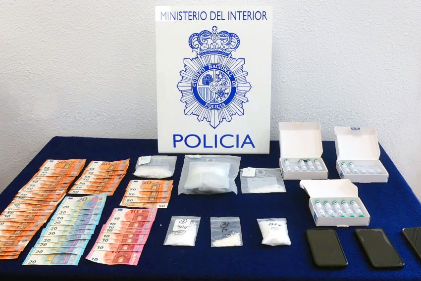 La Policía Nacional de Teruel, en colaboración con la UDYCO de Valencia, detiene a una persona por tráfico de drogas