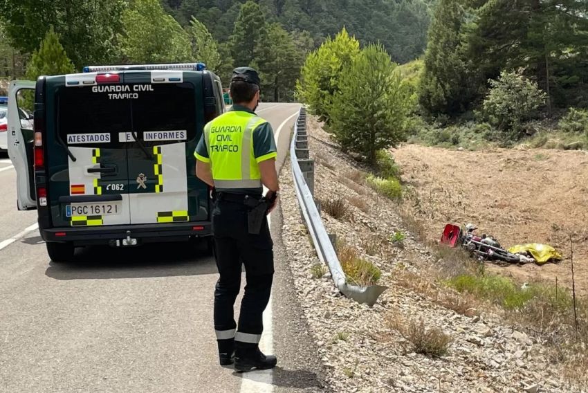 Cuatro personas han muerto en vías de Teruel este 2021, dos de ellas motoristas