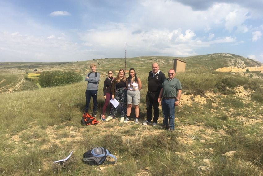 Un grupo de estudiantes franceses analiza el patrimonio del entorno de Teruel