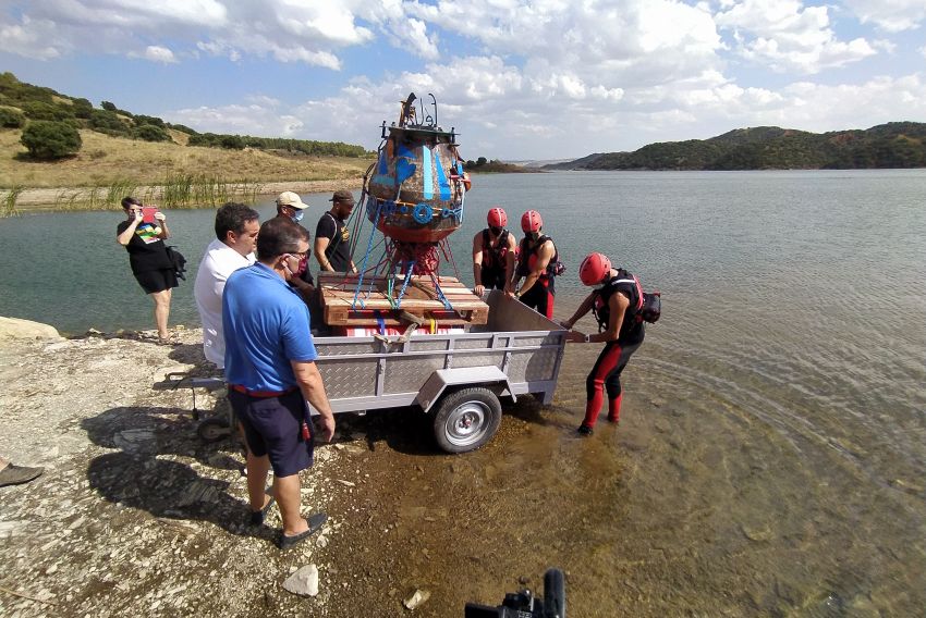 El sueño poético del escritor Félix Romeo ya descansa bajo las aguas del embalse de Lechago