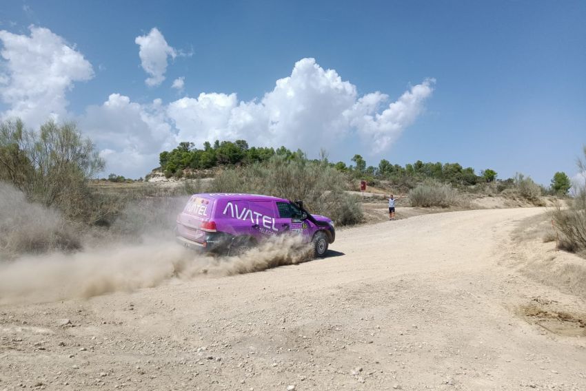 Mónica Plaza y David Nadal, podio en T2 en el Rally de Zuera