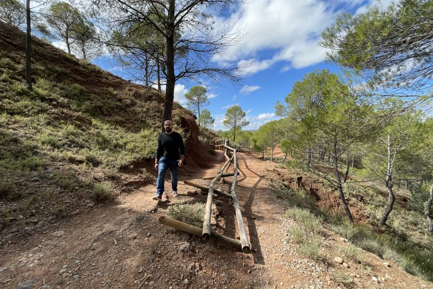 Ganar Teruel-IU critica el estado del Parque Natural de Las Arcillas