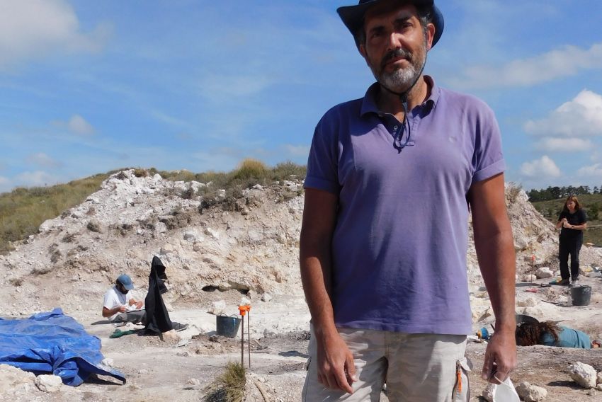 Manuel Salesa, paleontólogo del Museo Nacional de Ciencias Naturales: 