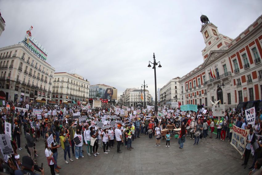 Varios miles de personas protestan en Madrid contra el ‘colonialismo energético’