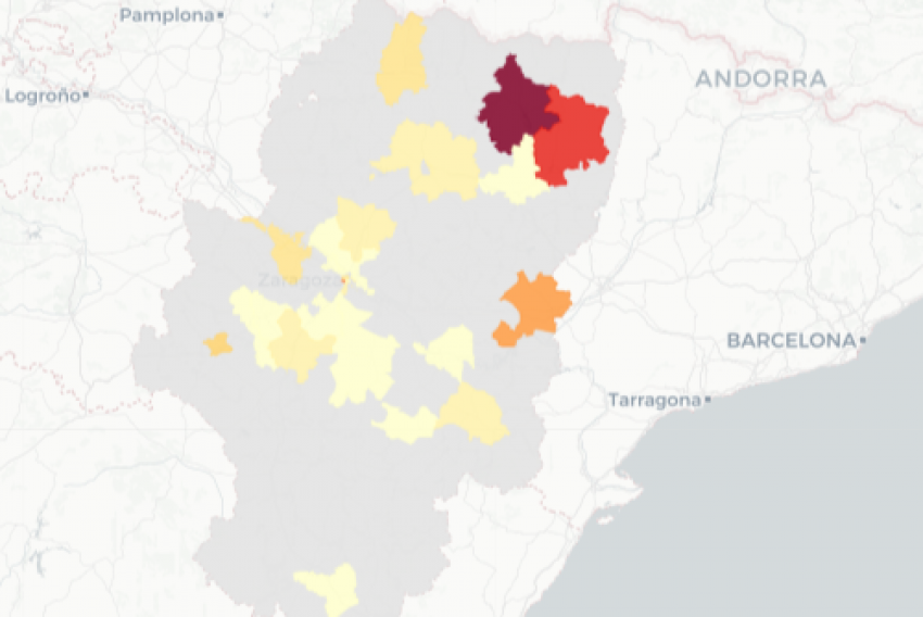 Aragón notifica más de cien casos en un sólo día después de un mes y solo seis contagios son de Teruel