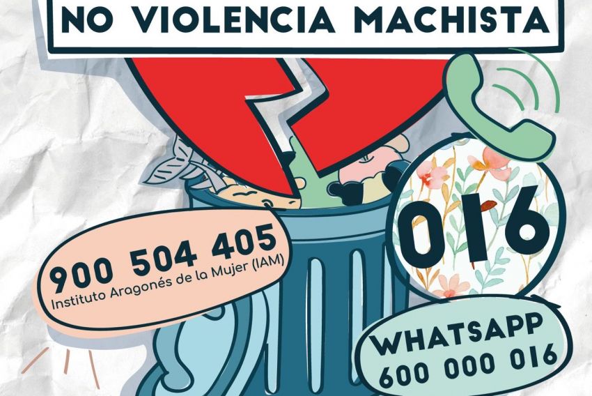 El Ayuntamiento de Teruel lanza una campaña de concienciación con motivo del Día Internacional de la Eliminación de la Violencia contra la Mujer