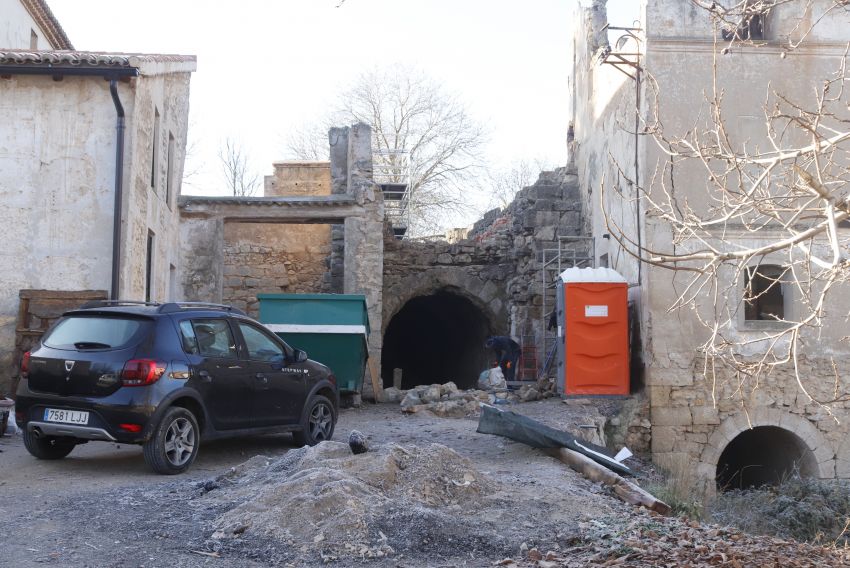 La Fundación San Roque de Calamocha inicia excavaciones arqueológicas en una construcción para uso hidráulico para recuperar la maquinaria