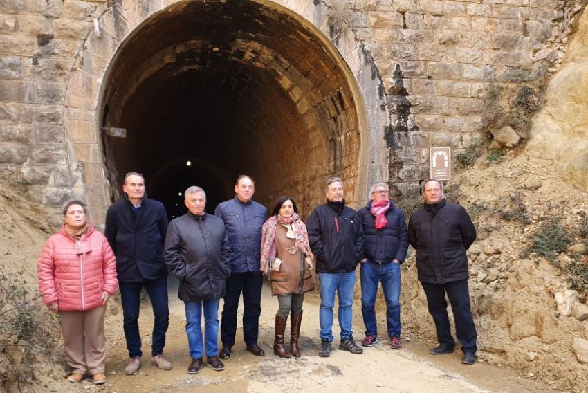 El Gobierno de Aragón contempla 2 millones para mejorar la Vía Verde de Ojos Negros