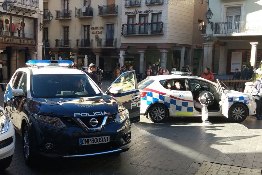 Detenido un hombre en Teruel por golpear a una persona en la cabeza con un objeto metálico