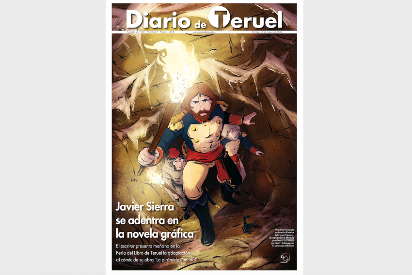 Diario de Teruel celebra el lanzamiento de la novela gráfica de Javier Sierra con una portada de coleccionista