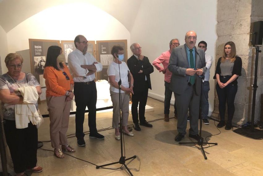 Abierta al público ‘La sábana  de Regina’ en el Museo de Teruel