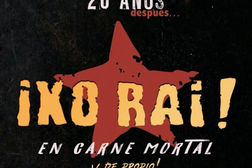 Ixo Rai! actuará el 11 de septiembre en Alcañiz dentro de su gira veraniega