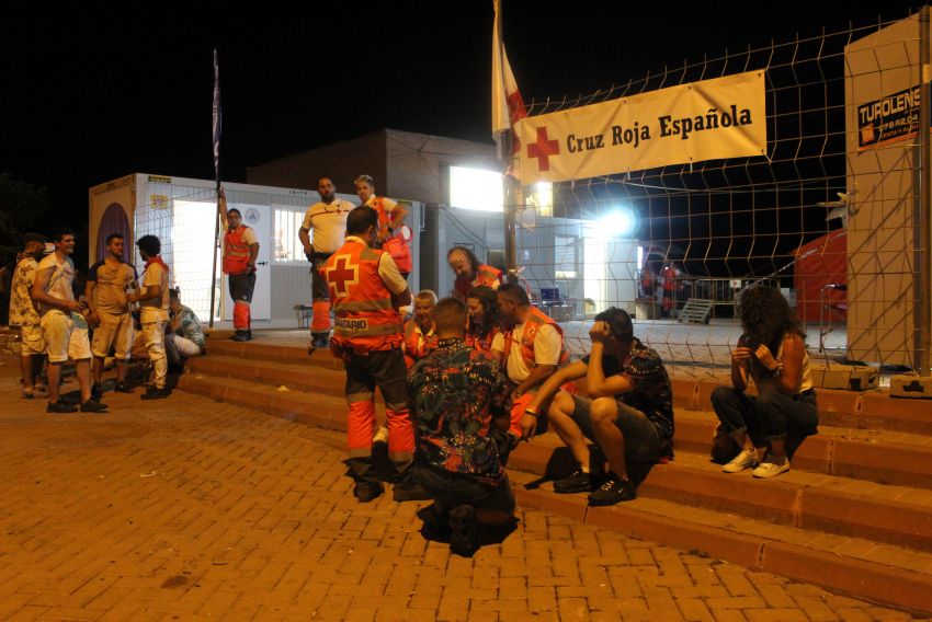 Dos heridos por asta de toro y varios traumatismos por distintas causas, balance de la madrugada del lunes de la Vaquilla