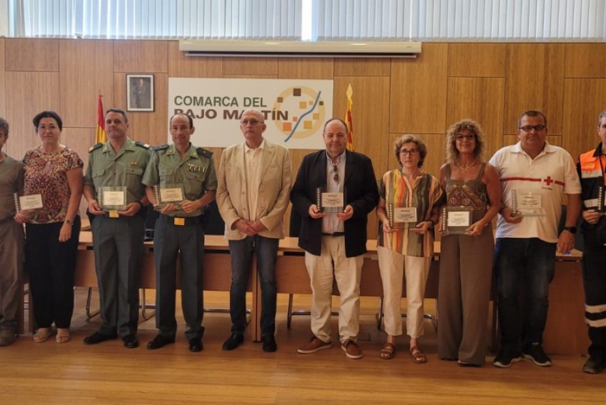 El Bajo Martín homenajea a quienes ayudaron en la pandemia