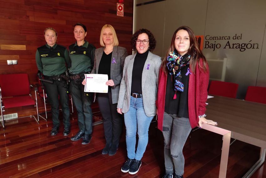 La Comarca del Bajo Aragón renueva el procedimiento de prevención ante la violencia de género
