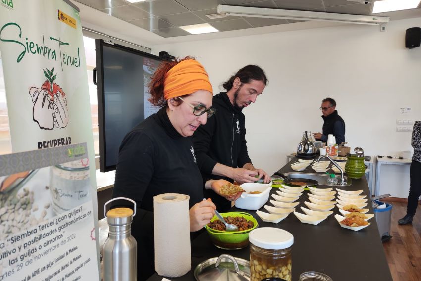 El Centro de Innovación en Bioeconomía Rural de Teruel explora las posibilidades de producción y consumo de las guijas