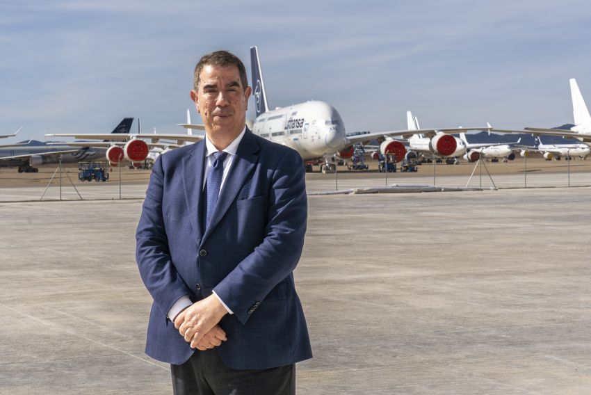 Alejandro Ibrahim, director general del Aeropuerto de Teruel: “La superficie destinada  a las actividades espaciales se va a multiplicar por 10”