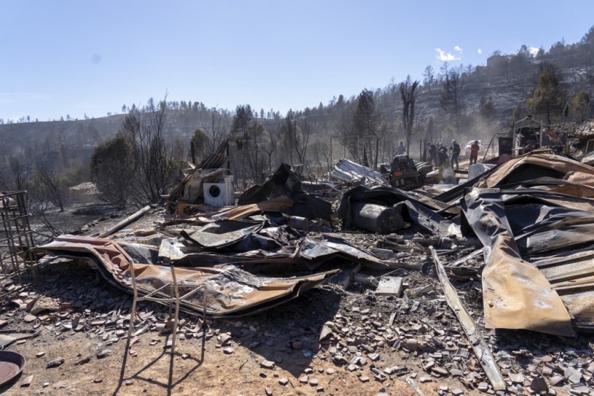 Los vecinos de Olba y San Agustín desalojados por el incendio ya han regresado a sus pueblos