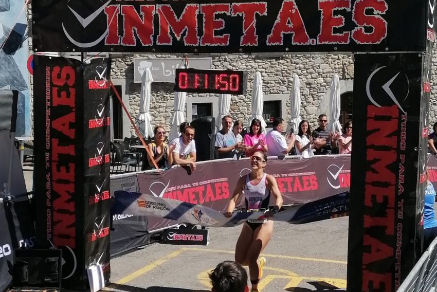 Inés Donoso se impone en el triatlon de Sallent de Gállego