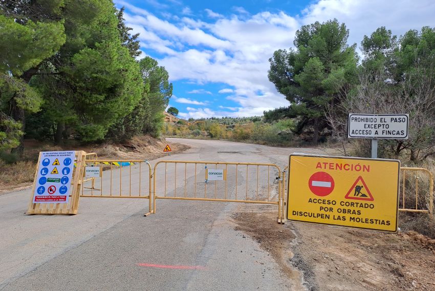 Comienzan en el Cabezo del Cuervo las obras de humanización de las travesías de Alcañiz