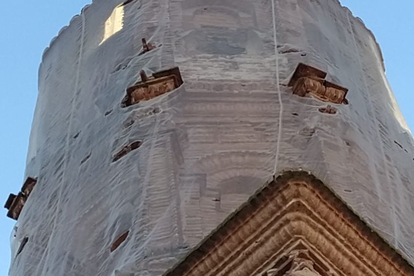 La Asociación Amigos de Lechago pide al obispo que interceda para el arreglo de la torre de la iglesia