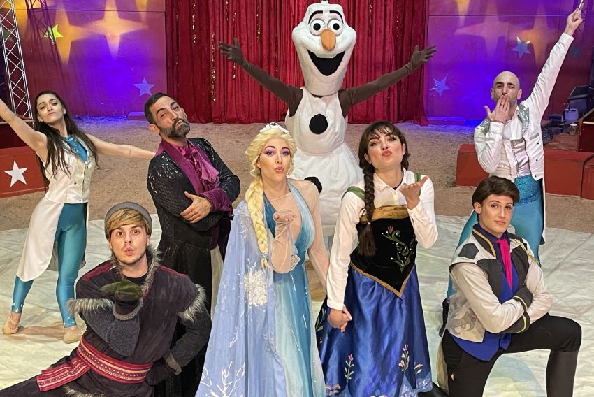 El musical ‘Frozen, la Reina del Hielo’ llega al Pabellón Los Planos de Teruel el domingo