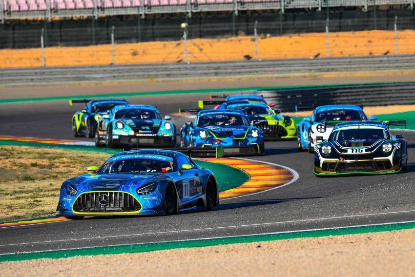 La variedad de categorías y el espectáculo ponen el broche de oro al estreno de la GT Winter Series en MotorLand Aragón