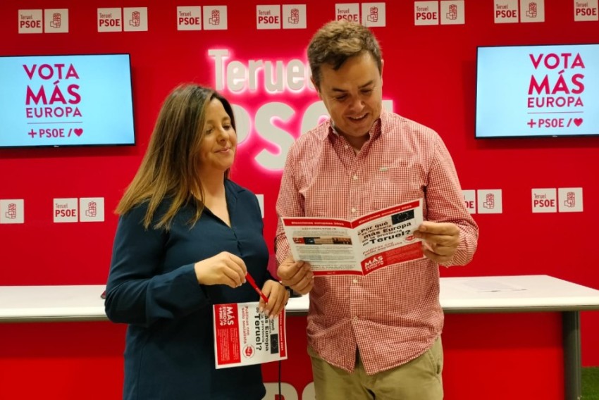 El PSOE Teruel llama a la movilización de la ciudadanía el 9J en una cita “crucial” para “contener a la ultraderecha”