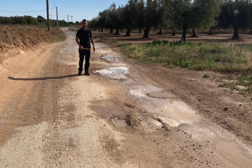 Calanda acondicionará los principales  caminos de acceso a las fincas agrícolas