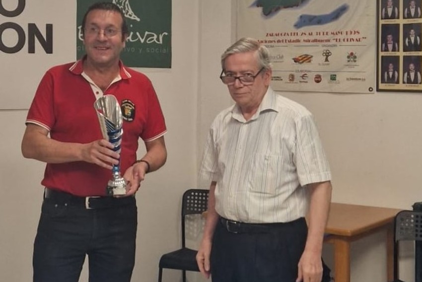El jugador del Casino Fernando Alegre es campeón de Aragón