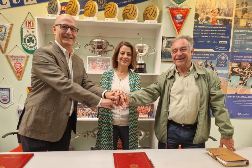 Espaldarazo del Ayuntamiento al Club Voleibol Teruel