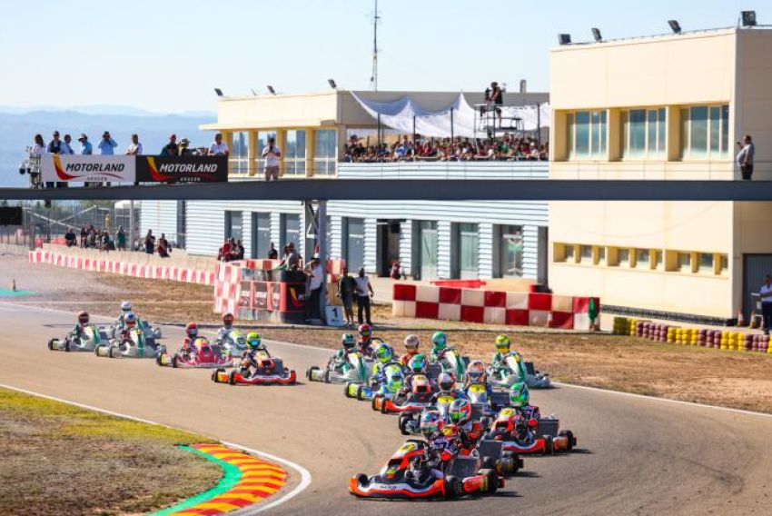 Motorland vibra con los pilotos de kart del Nacional y del Europeo