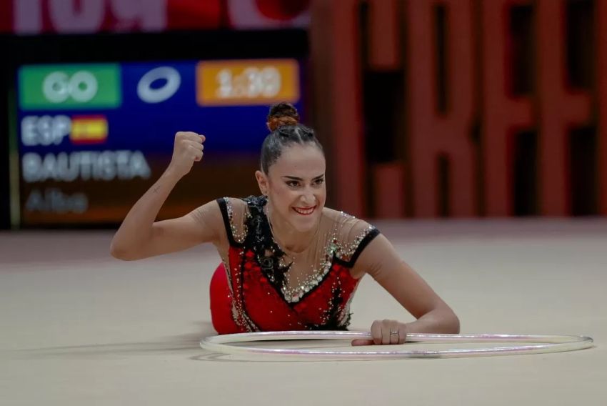 Alba Bautista, en el elenco de Honor del Campeonato de España de Gimnasia Rítmica