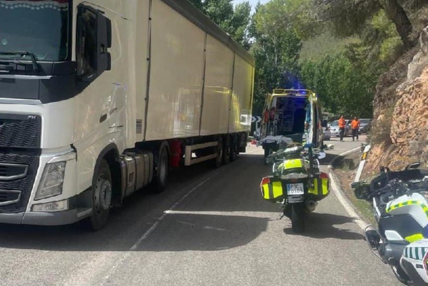 Dos personas resultan heridas, una de ellas grave, en un accidente de tráfico en Villel