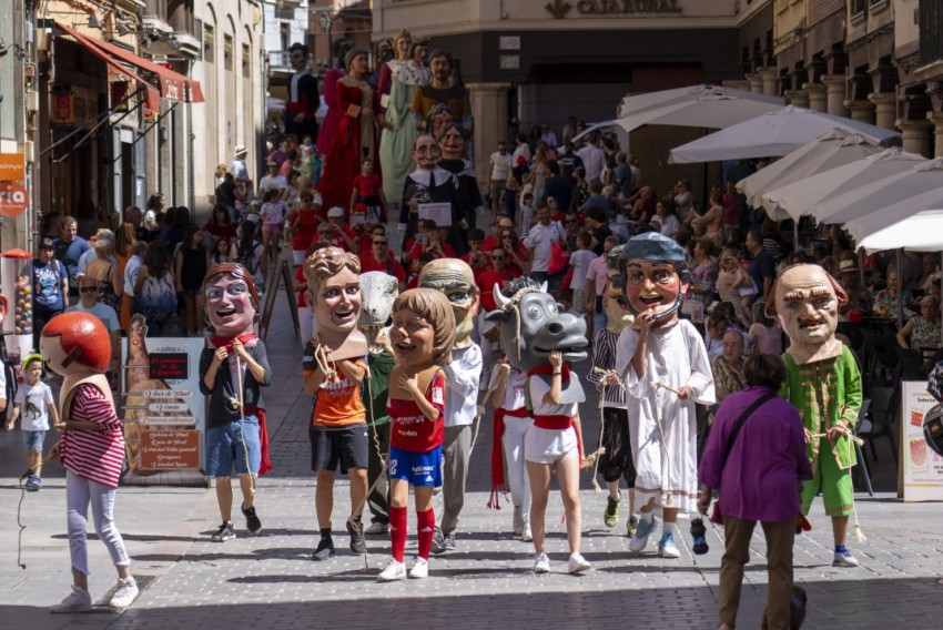 Teruel vive una mañana gigante con los más pequeños como protagonistas