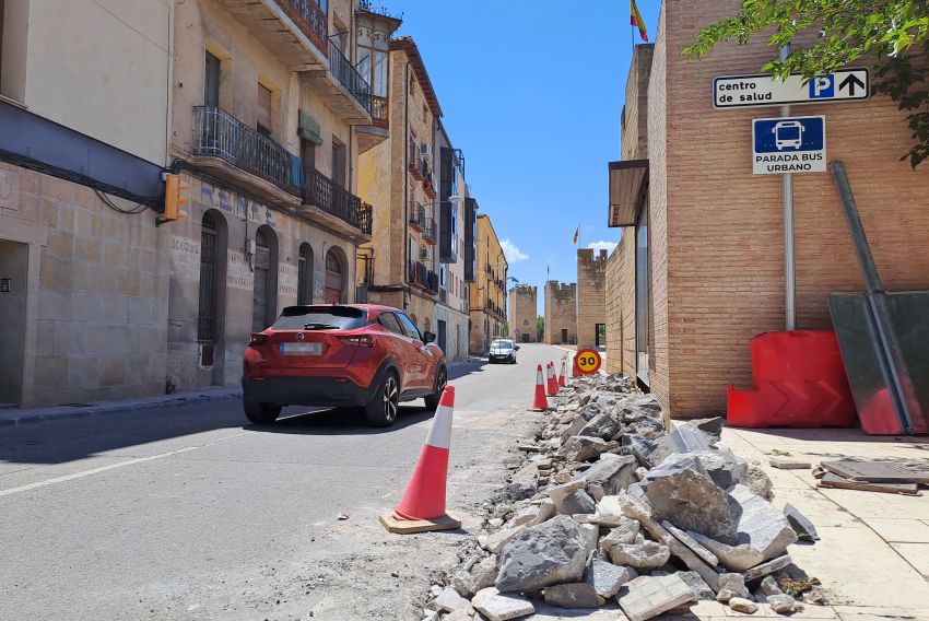 Comienzan las obras de humanización en el tramo del Corcho de Alcañiz