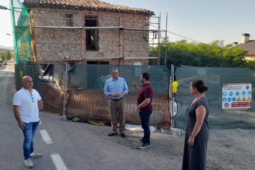 Avanzan las obras del futuro museo celtíbero de Bronchales