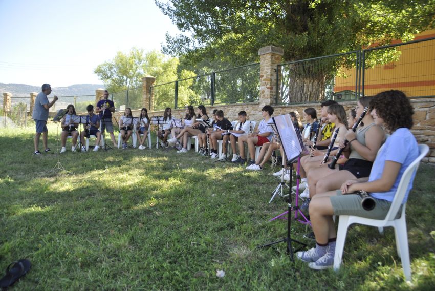 Miedo escénico, violonchelos y clases  de música a la sombra de los chopos