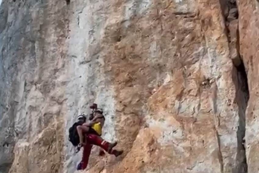 La Guardia Civil de Teruel rescata a una escaladora herida grave tras sufrir un accidente en Olba