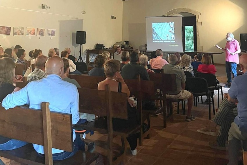 Rubén Sáez y Javier Ibáñez profundizan sobre el castillo de Fortaner