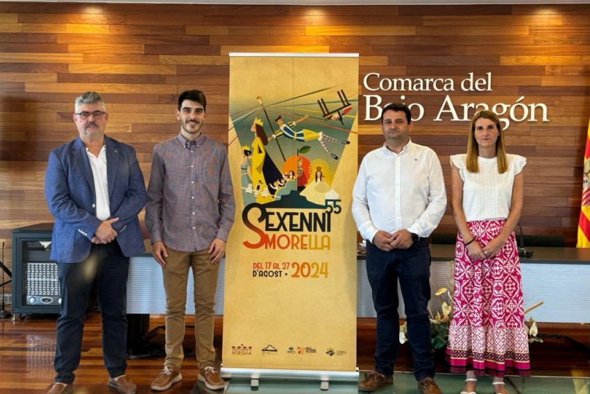 Morella presenta la 55 edición del Sexenni en Alcañiz