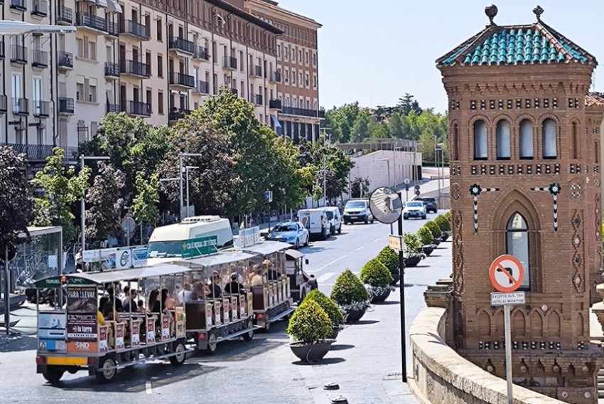 El tren turístico, protagonista un verano más en las calles de Teruel