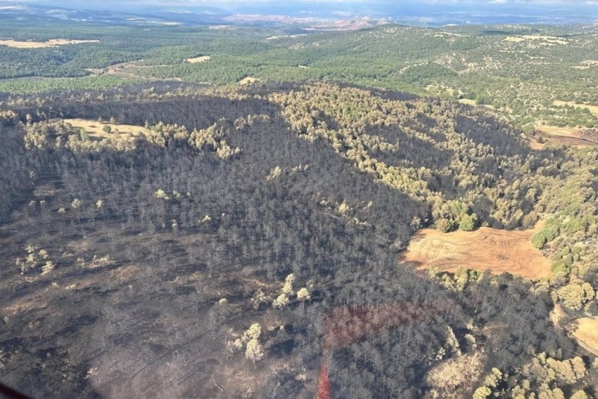 Los investigadores descartan intencionalidad en el incendio de Corbalán y apuntan a causas naturales