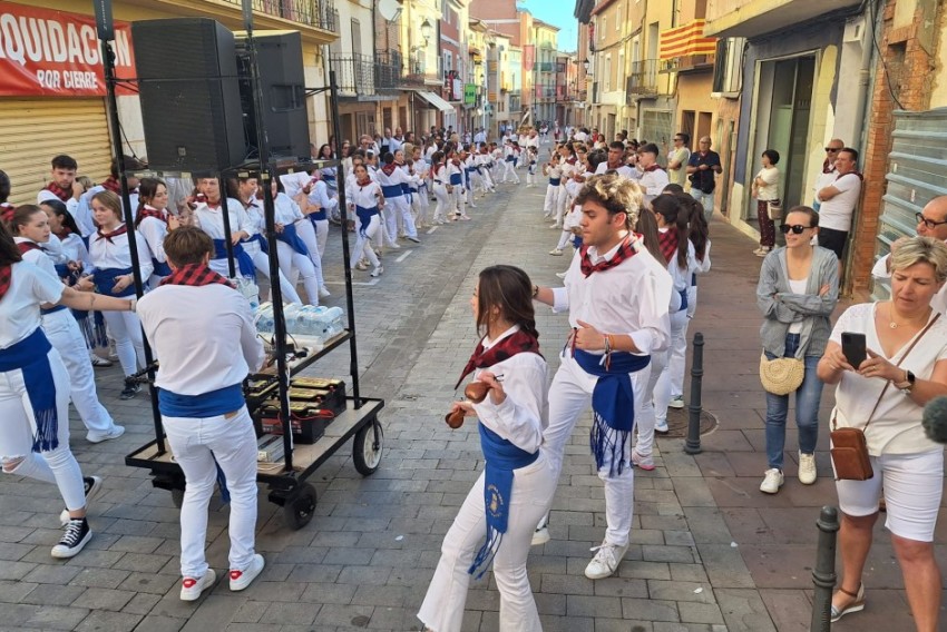 Calamocha se echa a la calle a bailar  a su patrón en el día grande de las fiestas