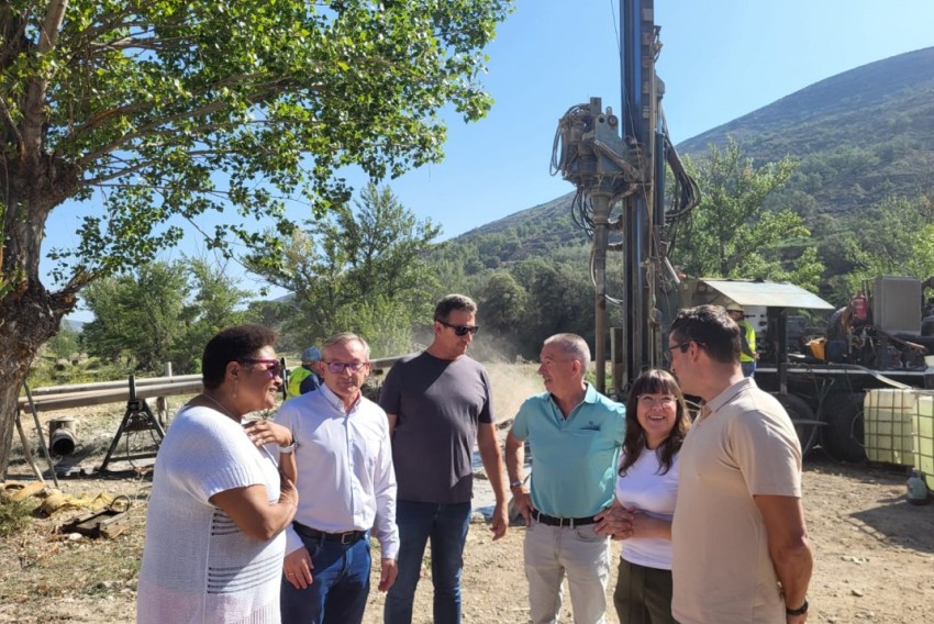 Comienzan las obras del sondeo en Mirambel para asegurar el abastecimiento de agua