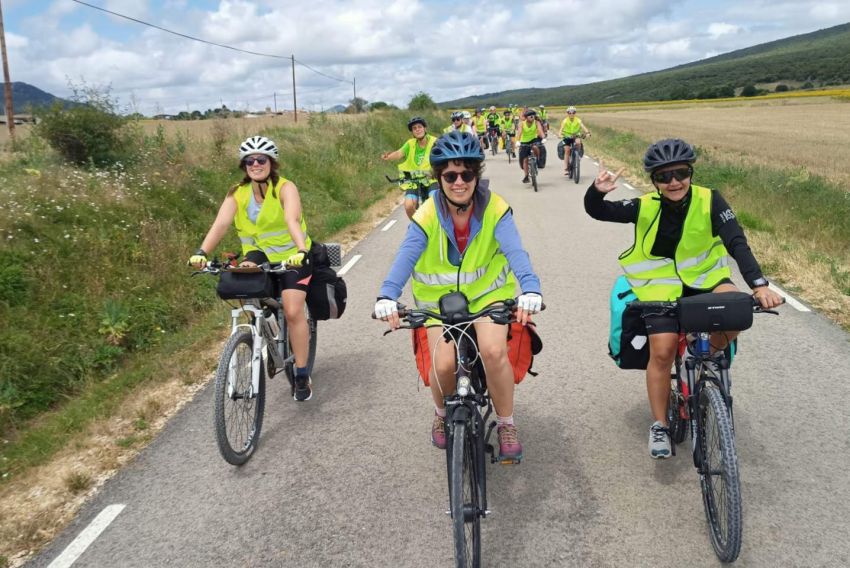 La iniciativa Rural Forks  de Erasmus+ recorre el  Bajo Aragón en bicicleta