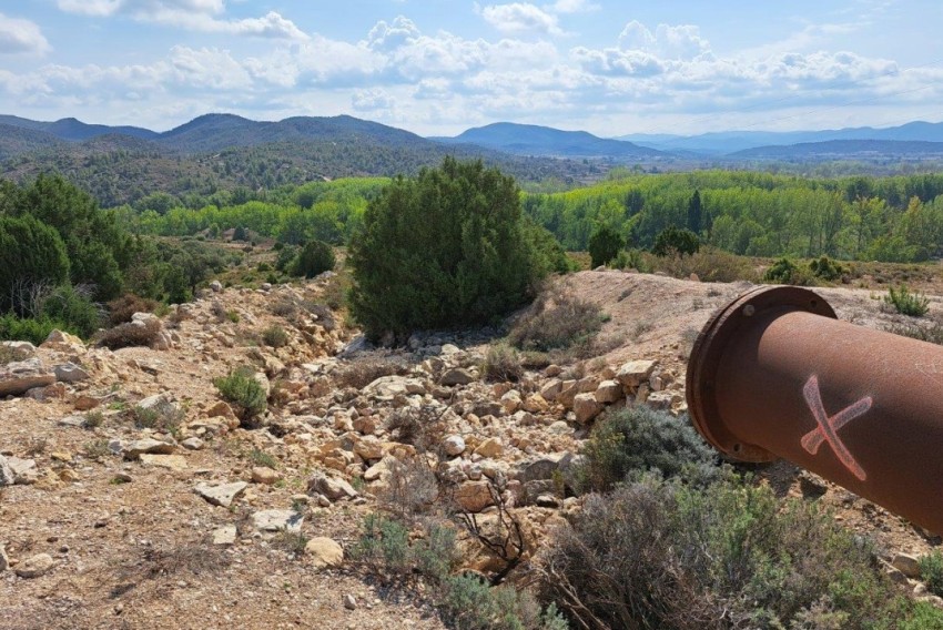 La CHE finaliza el bombeo en el pozo “Masía Nueva 2” de la cola del embalse de Calanda