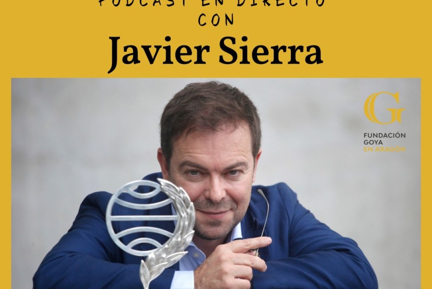 Javier Sierra protagoniza un nuevo podcast de la Fundación Goya en Aragón