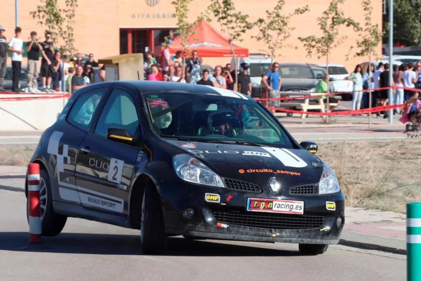 Victorias turolenses en el Campeonato de Aragón de Automovilismo modalidad de Slalom